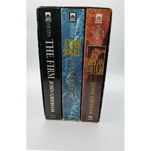 JOHN GRISHAM Trilogy Box Set 3 Bestsellers:THE FIRM,A TIME TO KILL,PELICAN BRIEF